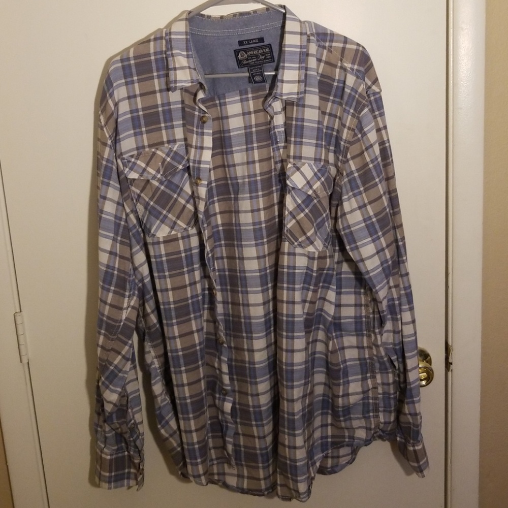 American Rag XXL PLAID shirt